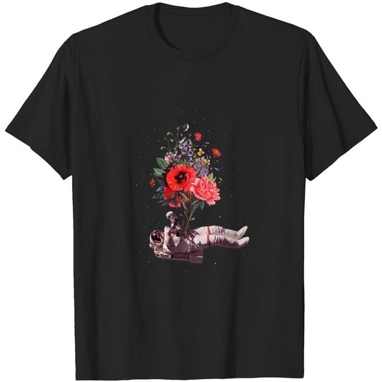 Discover Flourishing of Life - Astronaut - T-Shirt