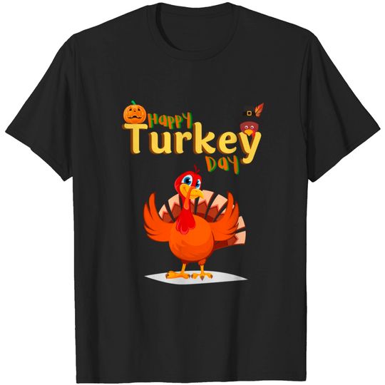 Discover Happy Thanksgiving Day! - Thanksgiving Day Outfits - T-Shirt