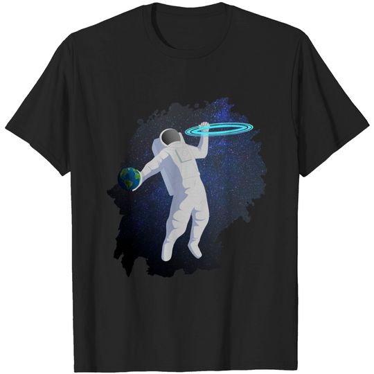 Discover Astronaut weightless dunk dunk basketball basket - Astronaut Baskettbal Player - T-Shirt