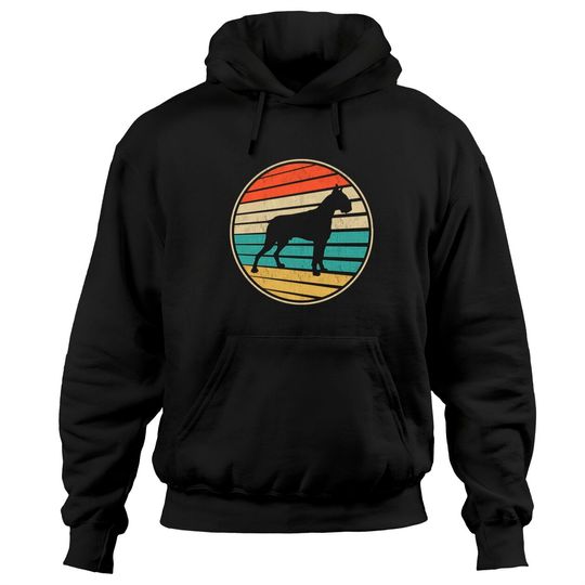 Discover Boxer Dog Owner Vintage 70s 80s Pullover Hoodie