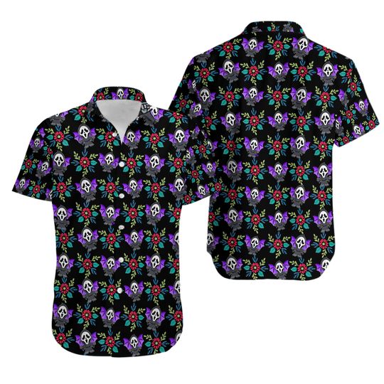 Discover Ghostface Unisex Hawaiian Shirt