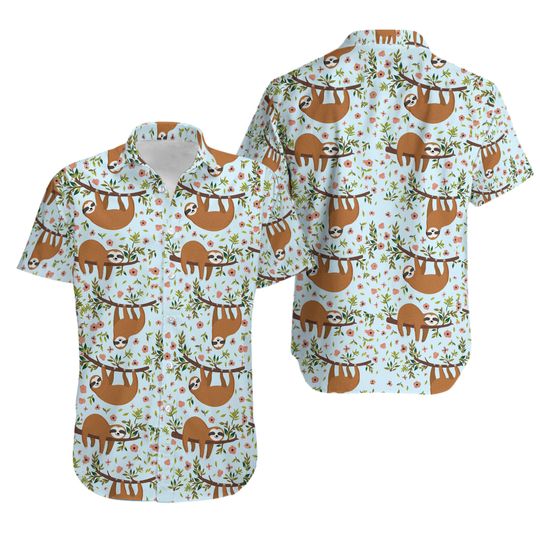 Discover Men's Hawaiian Shirt Short Sleeve Stretch Regular Fit Floral Tropical