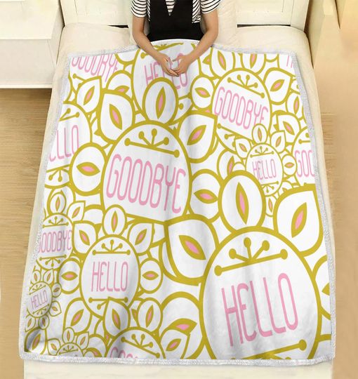 Discover S.Flower Throw Blanket