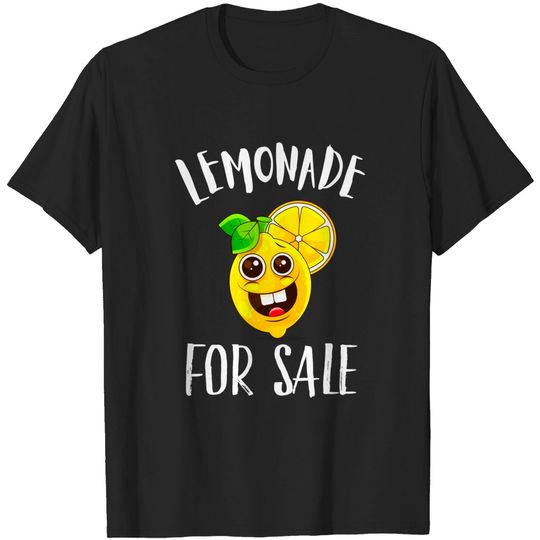 Discover Lemonade For Sale T-Shirt - Cute Lemonade Stand Design