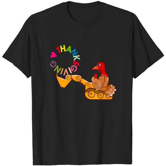 Discover turkey digging thanksgiving day - New Trending - T-Shirt
