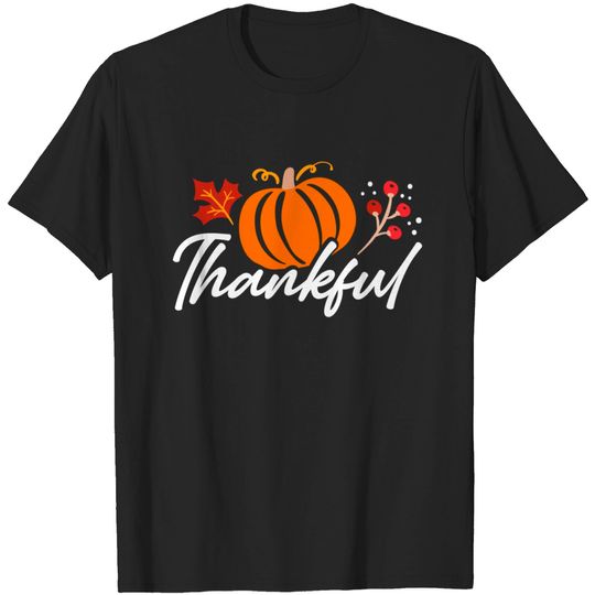 Discover Thankful Pumpkin Art Autumn Thanksgiving Sweatshirt