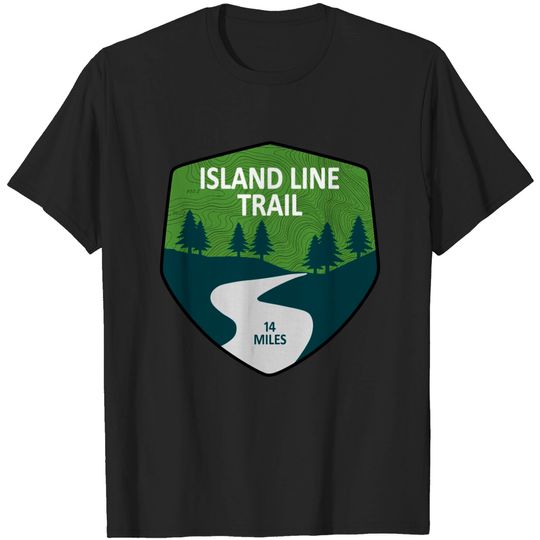 Discover Island Line Trail - Island Line - T-Shirt