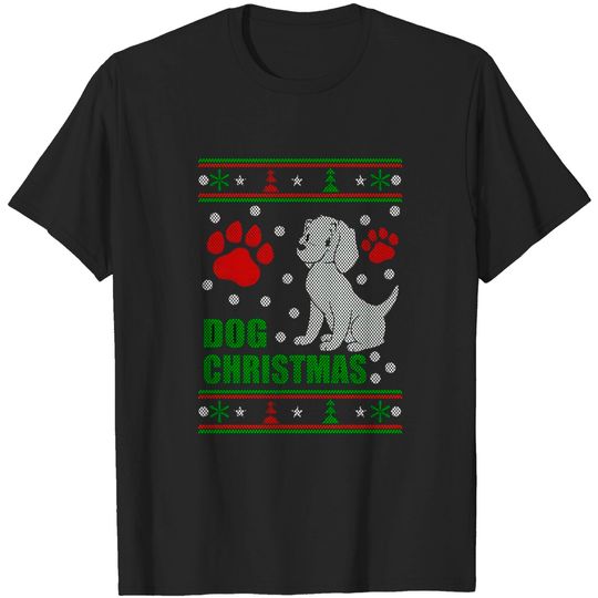 Discover Dog Christmas Ugly Sweater - Dog Christmas Sweaters - T-Shirt