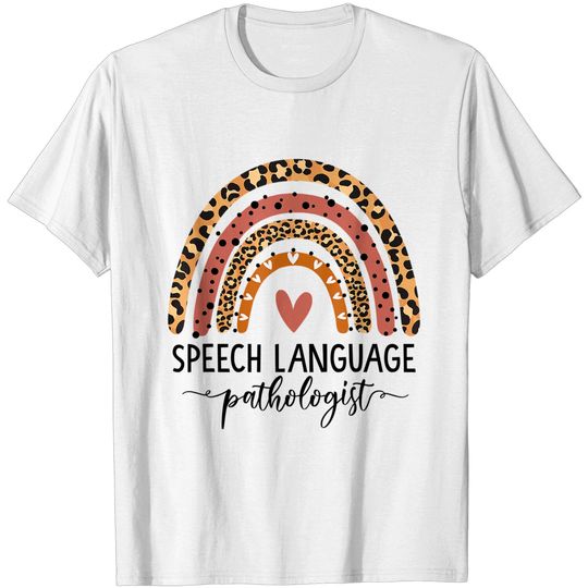 Discover Speech Language Pathologist Rainbow Speech T Shirt