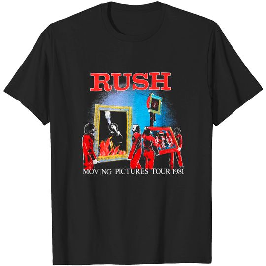 Discover Rush Unisex Tee: Moving Pictures Tour