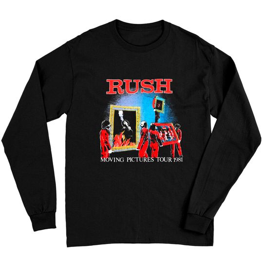 Discover Rush Unisex Long Sleeves: Moving Pictures Tour