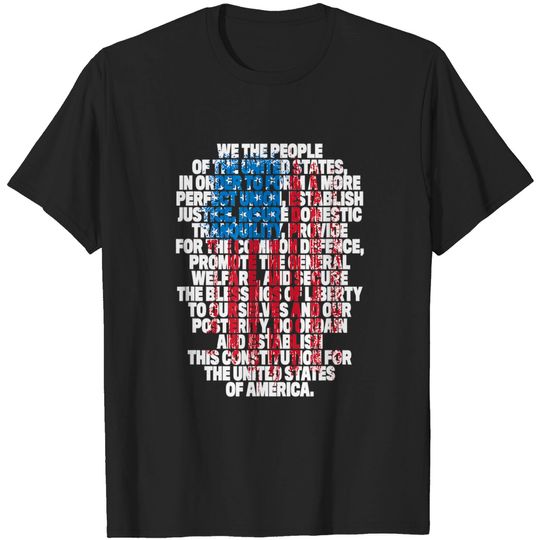 Discover US Constitution We The People With Vintage Flag T Shirt