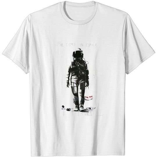 Discover Astronaut cleaning the space - Astronaut - T-Shirt