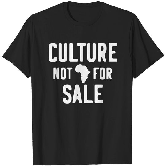 Discover Culture Not For Sale T-Shirt Black History Month Africa - Black History Month - T-Shirt