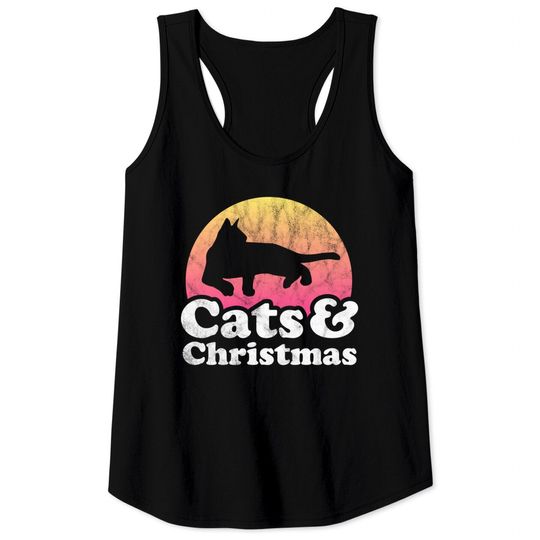 Discover Christmas Cat Tank Tops