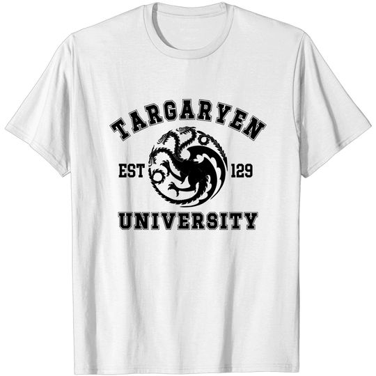 Discover House Targaryen Tee, Targaryen University Tshirt