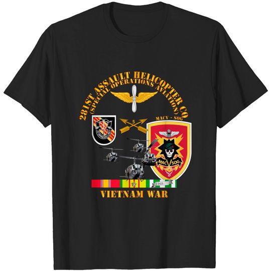 Discover 281st ahc mac v sog w svc - 281st Ahc Mac V Sog W Svc - T-Shirt