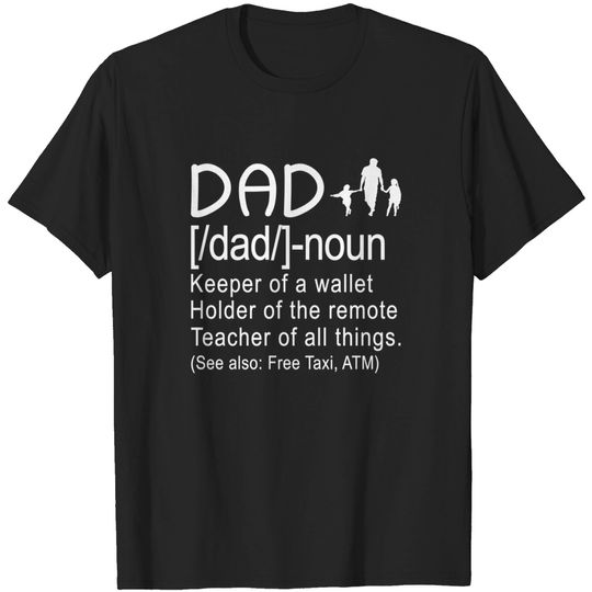 Discover Dictionary Definition Dad Fathers day T-Shirt