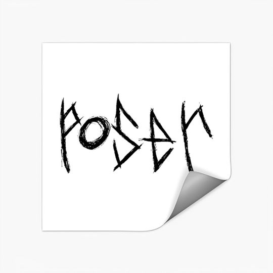 Discover Poser W - Merch - Stickers