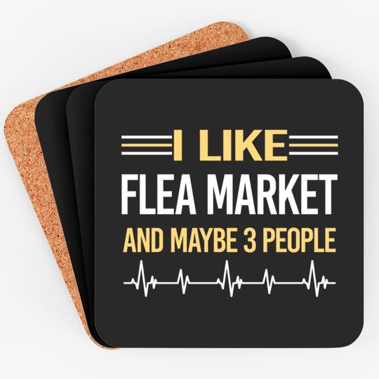 Discover 3 People Flea Market - Flea Market - Coasters
