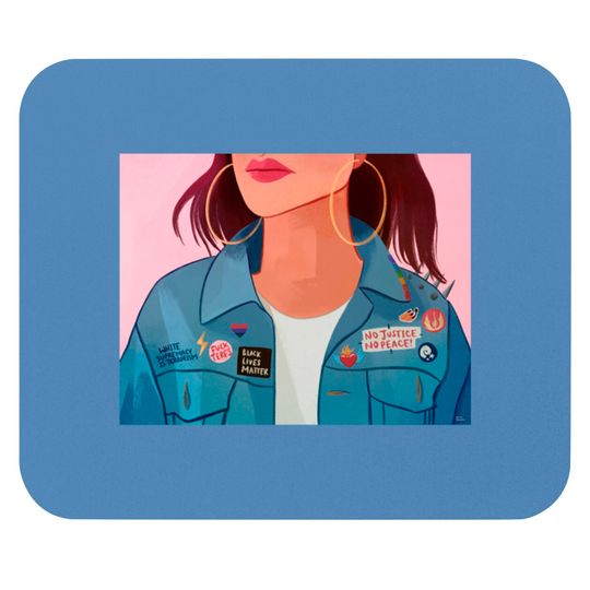 Discover Jean Jacket Patches - Jacket - Mouse Pads