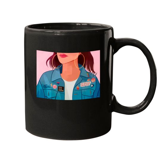Discover Jean Jacket Patches - Jacket - Mugs