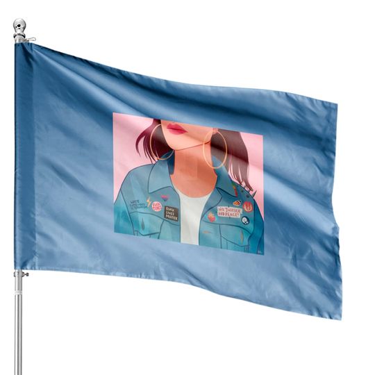 Discover Jean Jacket Patches - Jacket - House Flags