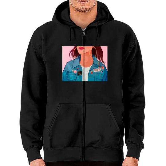 Discover Jean Jacket Patches - Jacket - Zip Hoodies
