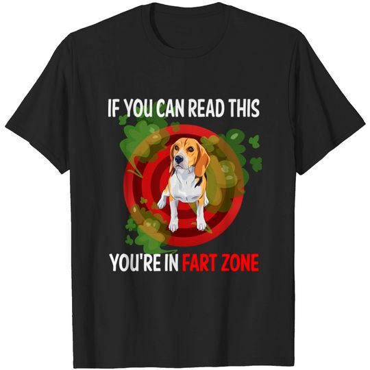 Discover Fart Zone Beagle 02 - Beagle - T-Shirt