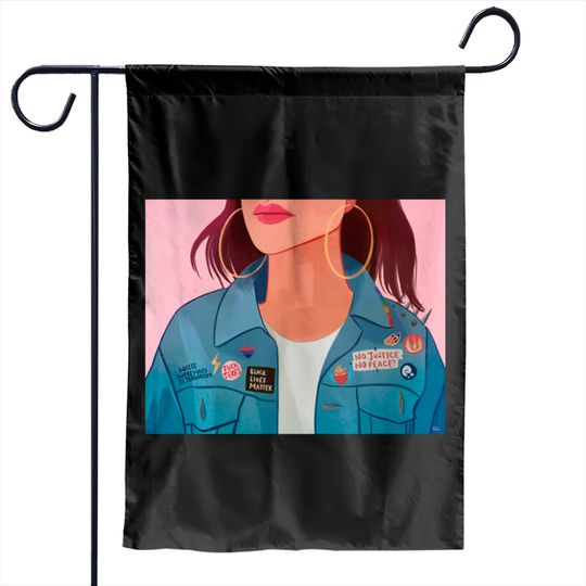Discover Jean Jacket Patches - Jacket - Garden Flags