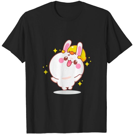 Discover Jumping Cute Bunny - Bunny - T-Shirt
