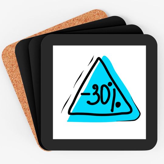 Discover Discount 30%. Promotion, bonus, business, gift, price - Discount - Coasters