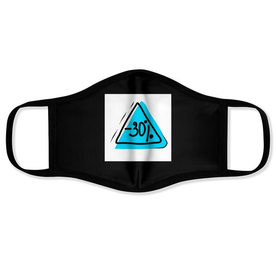 Discover Discount 30%. Promotion, bonus, business, gift, price - Discount - Face Masks