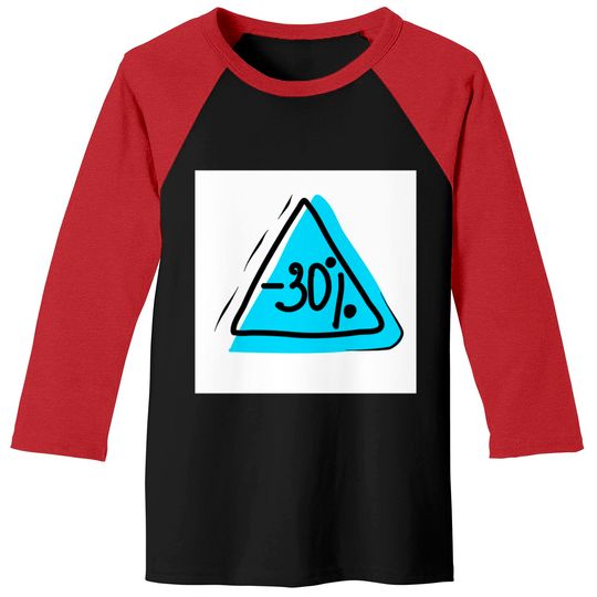 Discover Discount 30%. Promotion, bonus, business, gift, price - Discount - Baseball Tees