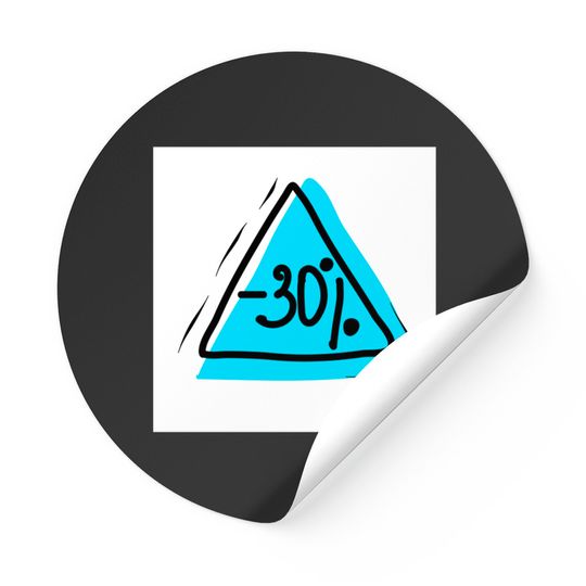 Discover Discount 30%. Promotion, bonus, business, gift, price - Discount - Stickers