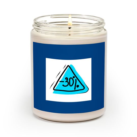Discover Discount 30%. Promotion, bonus, business, gift, price - Discount - Scented Candles