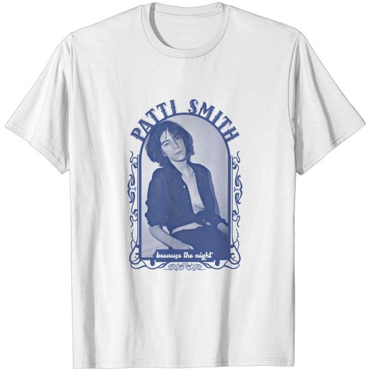 Discover Patti Smith Vintage Punk Rock Style Design - Patti Smith - T-Shirt