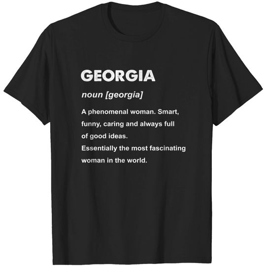 Discover Georgia Name T Shirt