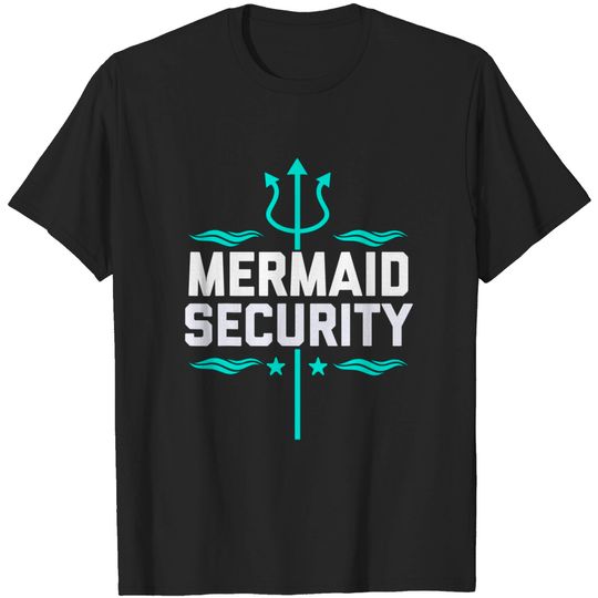 Discover Mermaid Security Birthday T Shirt
