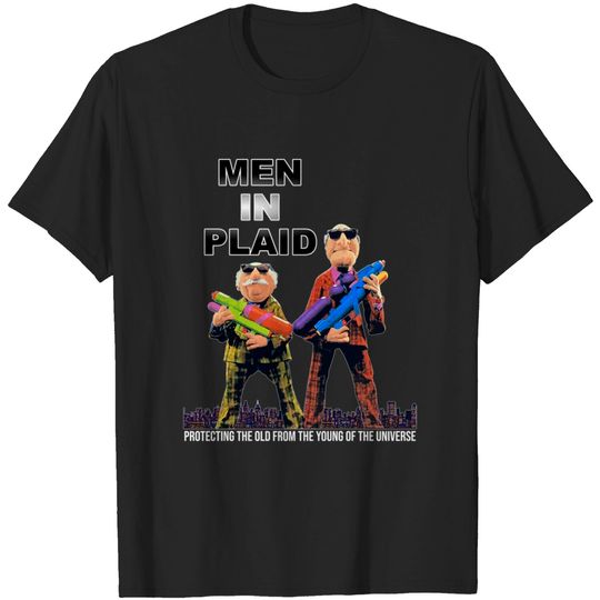 Discover Statler and Waldorf Men in Plaid - Statler And Waldorf - T-Shirt