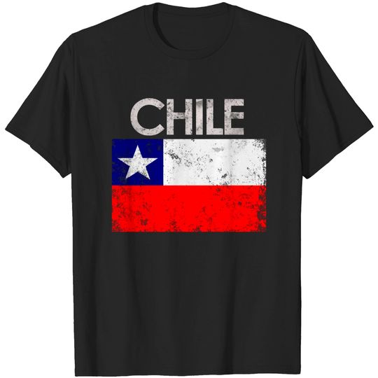 Discover Vintage Chile Flag Pride Gift T-Shirt