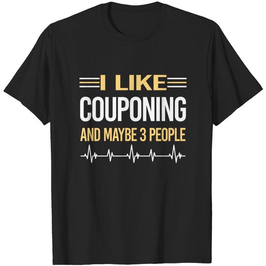 Discover 3 People Couponing Coupon Couponer - Couponing - T-Shirt