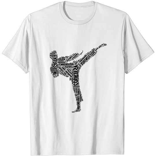 Discover Taekwondo Fighter 5 Tenets Of TKD Martial Arts T Shirt