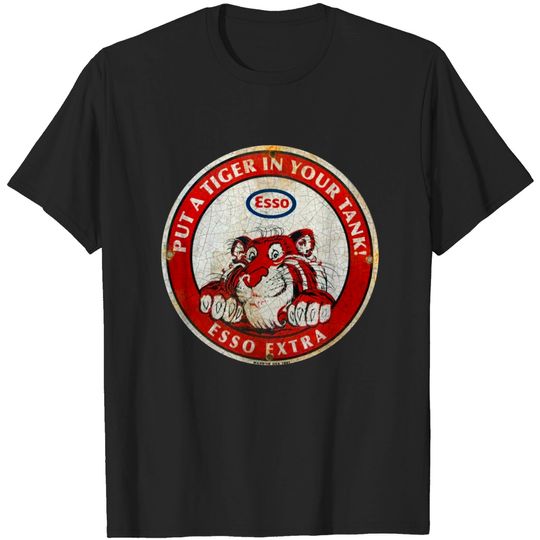 Discover ESSO Tiger - Gasoline - T-Shirt