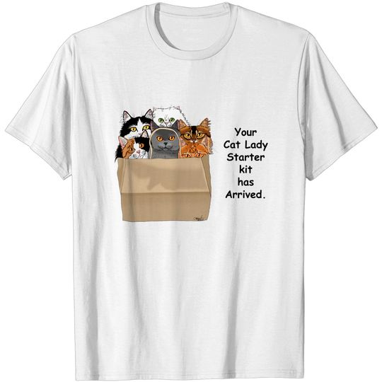 Discover Cat Lady Starter Kit - Cat Lady Starter Kit - T-Shirt