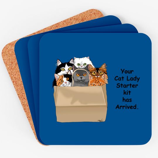 Discover Cat Lady Starter Kit - Cat Lady Starter Kit - Coasters