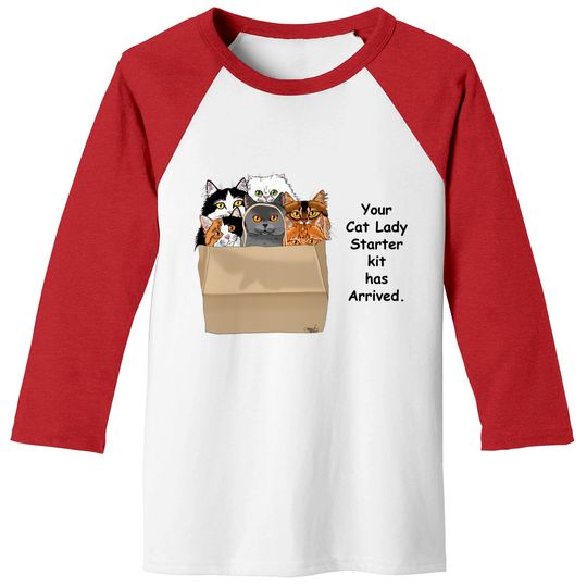 Discover Cat Lady Starter Kit - Cat Lady Starter Kit - Baseball Tees