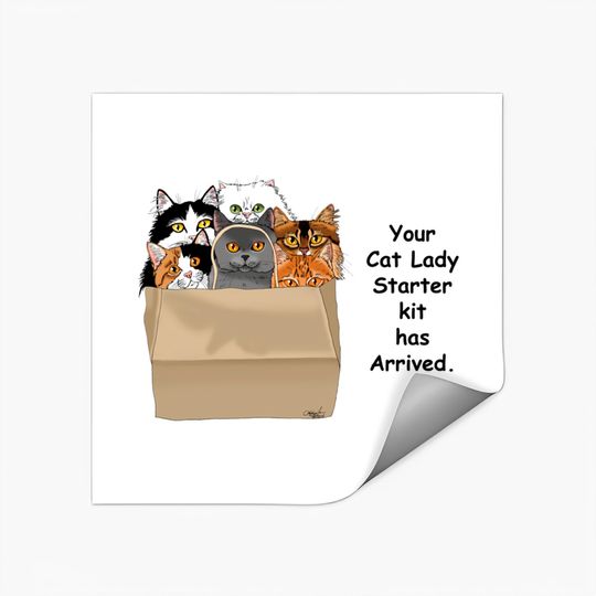 Discover Cat Lady Starter Kit - Cat Lady Starter Kit - Stickers