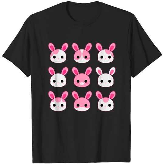 Discover Cute Pink Bunnies Pack - Bunny - T-Shirt