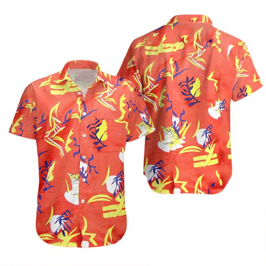 Discover Scarface Tony Montana Hawaiian Adult Costume Button Up Shirt